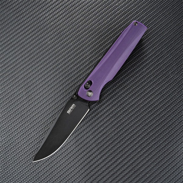 Нож складной SRM Terrier 258L-GN фиолетовый